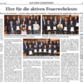 Ehrenzeichenverleihung mit den Feuerwehren von Büchlberg